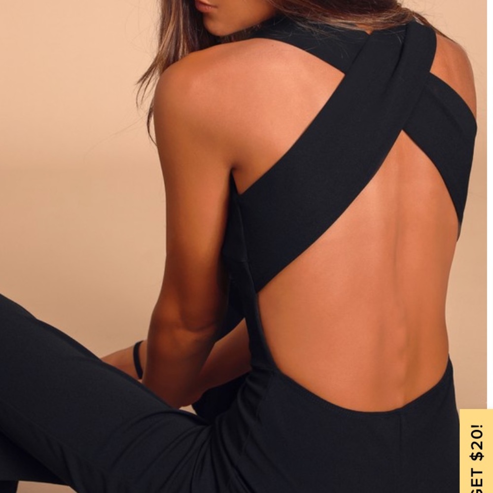 Lulu’s Black jumpsuit